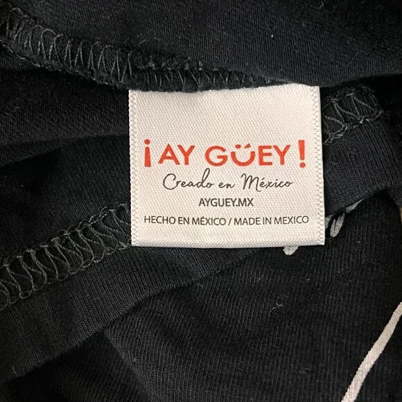 Ay Guey Skeleton Space Ship Glow in the Dark Tee Sz S - Picture 8 of 8